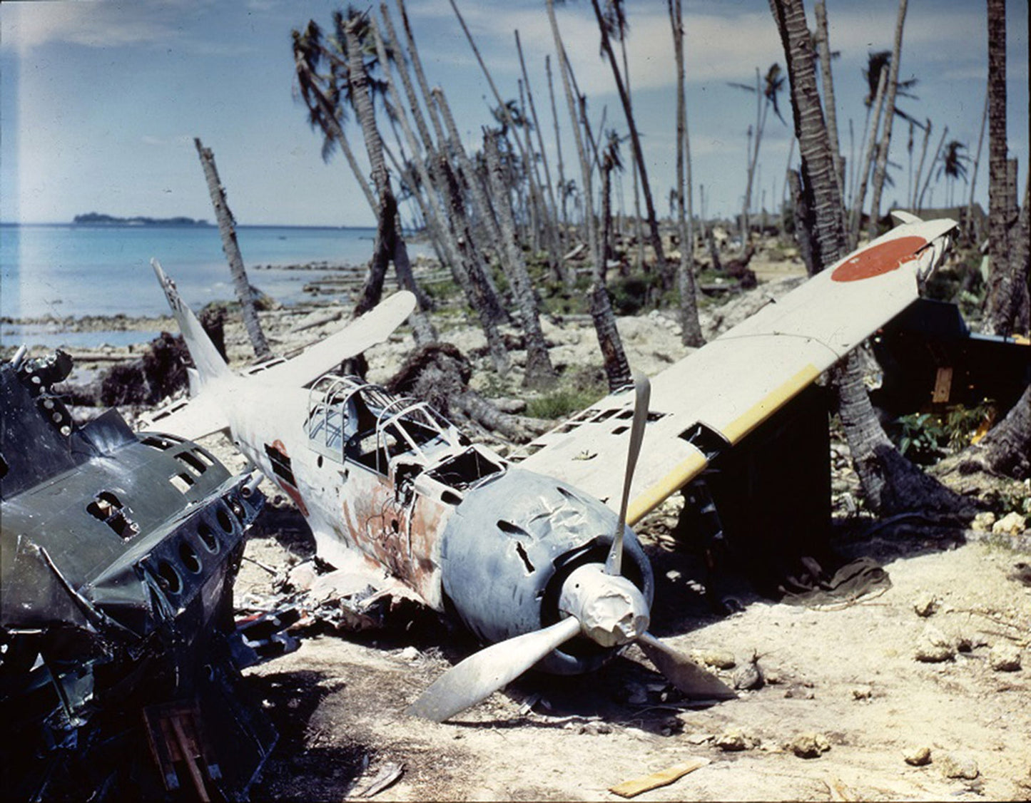 Mitsubishi A6M Zero Fighter Crash Glossy Poster Picture Photo Print Banner  Booma Prints