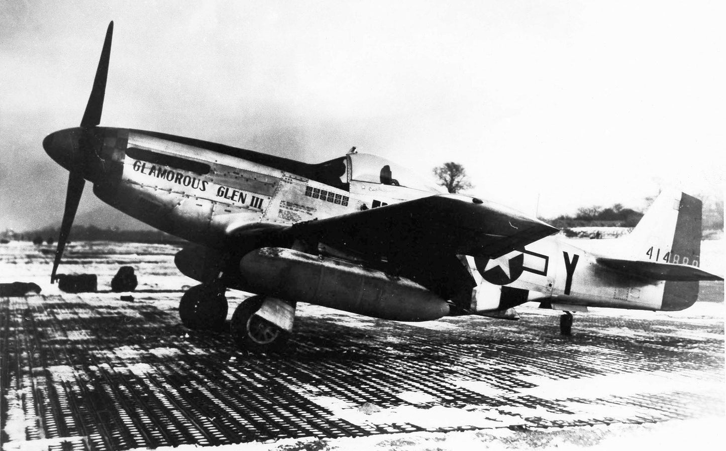 P-51 Mustang Fighter Ww2 Glossy Poster Picture Photo Print Banner  Booma Prints