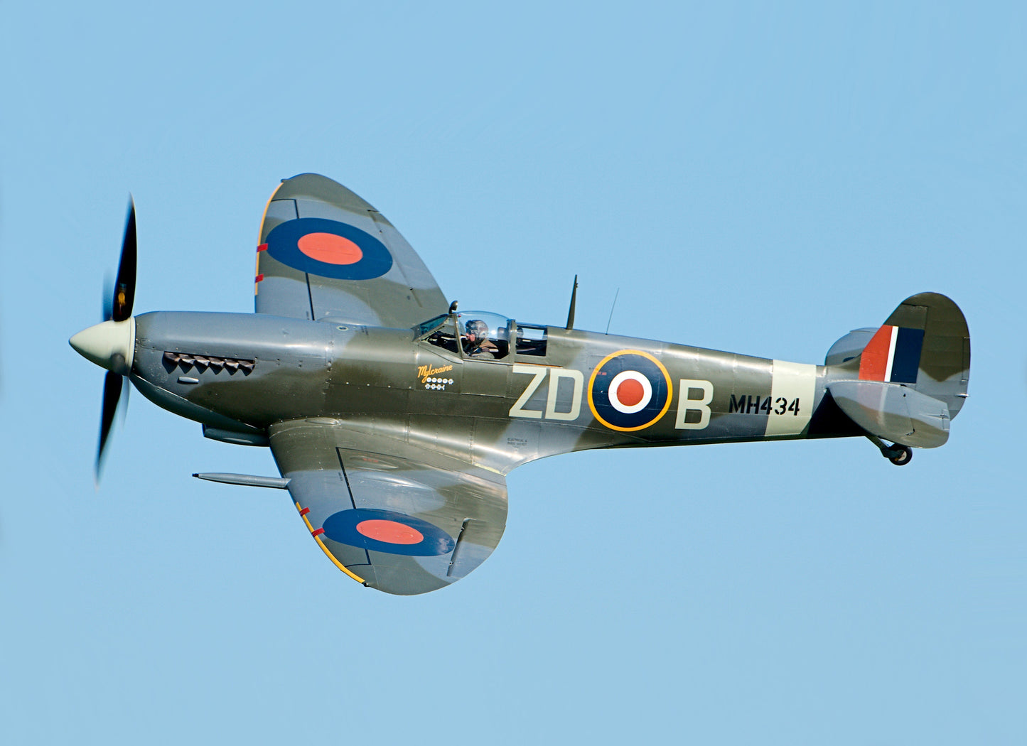 Supermarine Spitfire Aircraft Glossy Poster Picture Photo Print Banner  Booma Prints
