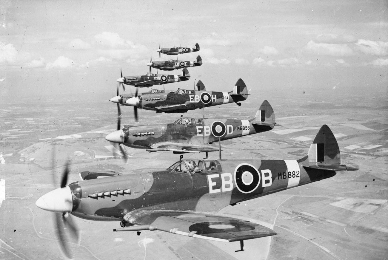 Supermarine Spitfire Fighter Wwii Glossy Poster Picture Photo Print Banner  Booma Prints