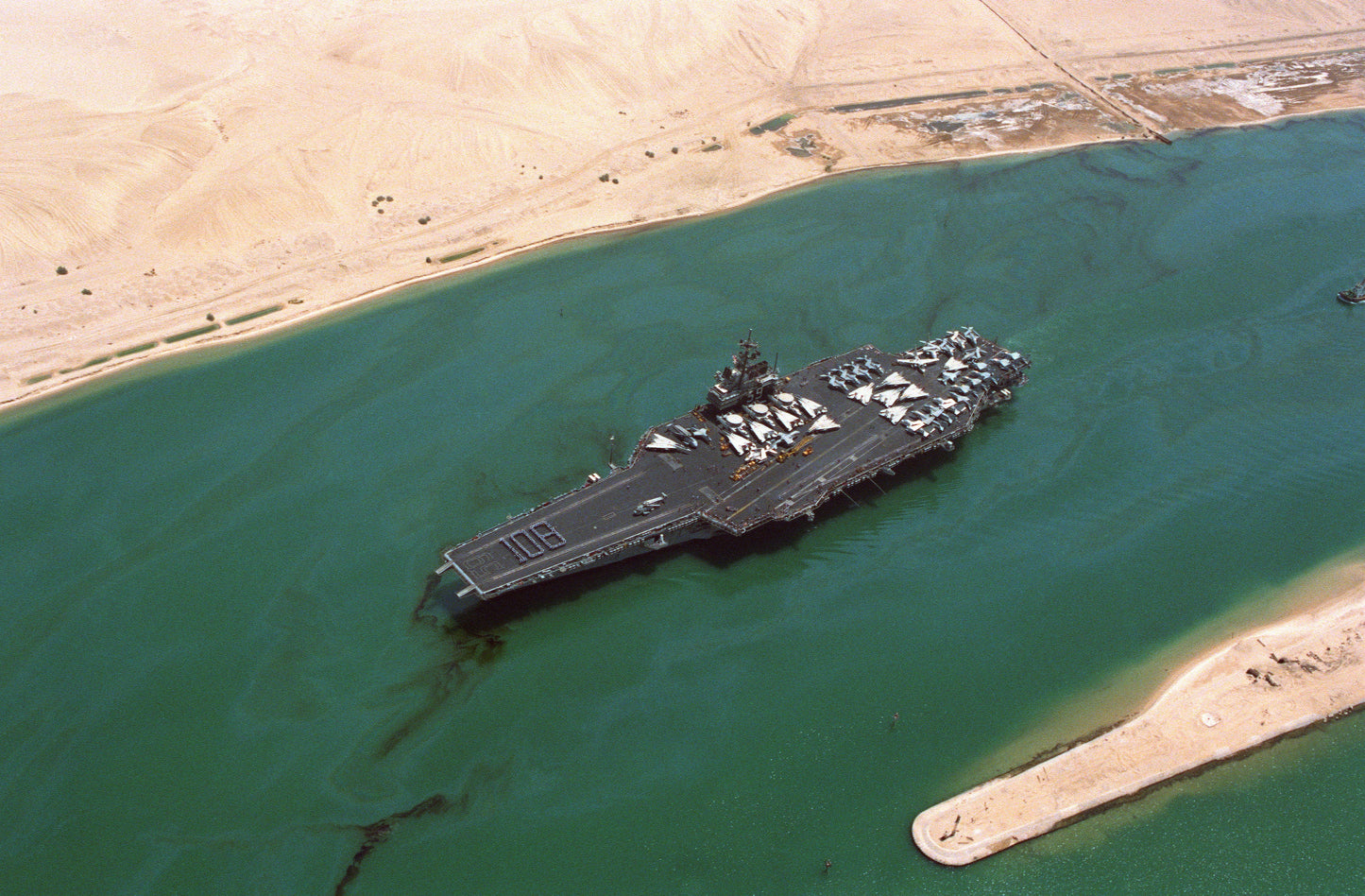 Uss Forrestal Cv-59 Suez Canal Glossy Poster Picture Photo Print Banner  Booma Prints