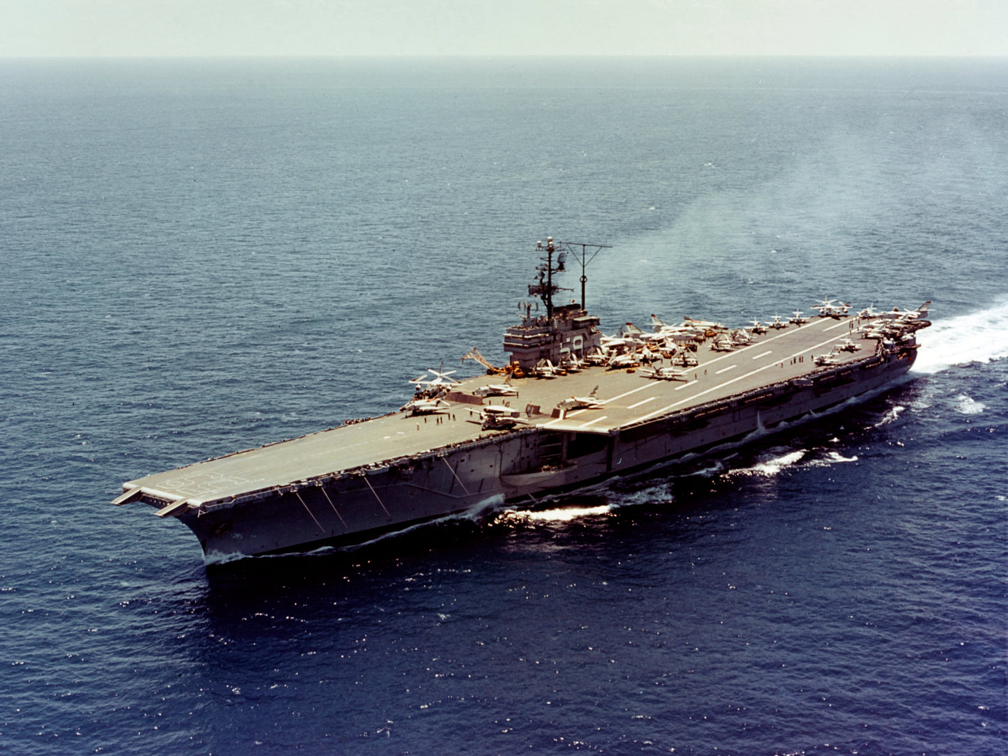 Uss Forrestal Cva-59 At Sea 1962 Glossy Poster Picture Photo Print Banner  Booma Prints