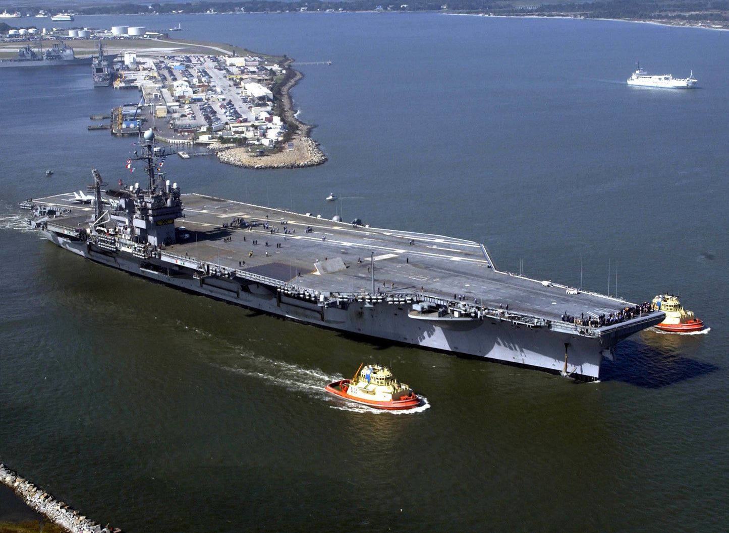 Uss John F Kennedy Carrier 2003 Glossy Poster Picture Photo Print Banner  Booma Prints
