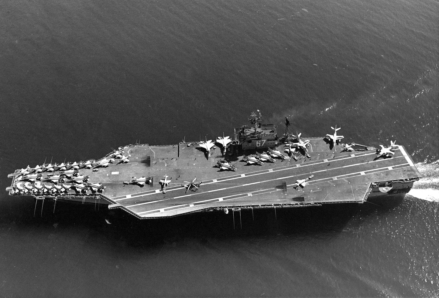 Uss John F Kennedy Carrier 1968 Glossy Poster Picture Photo Print Banner  Booma Prints