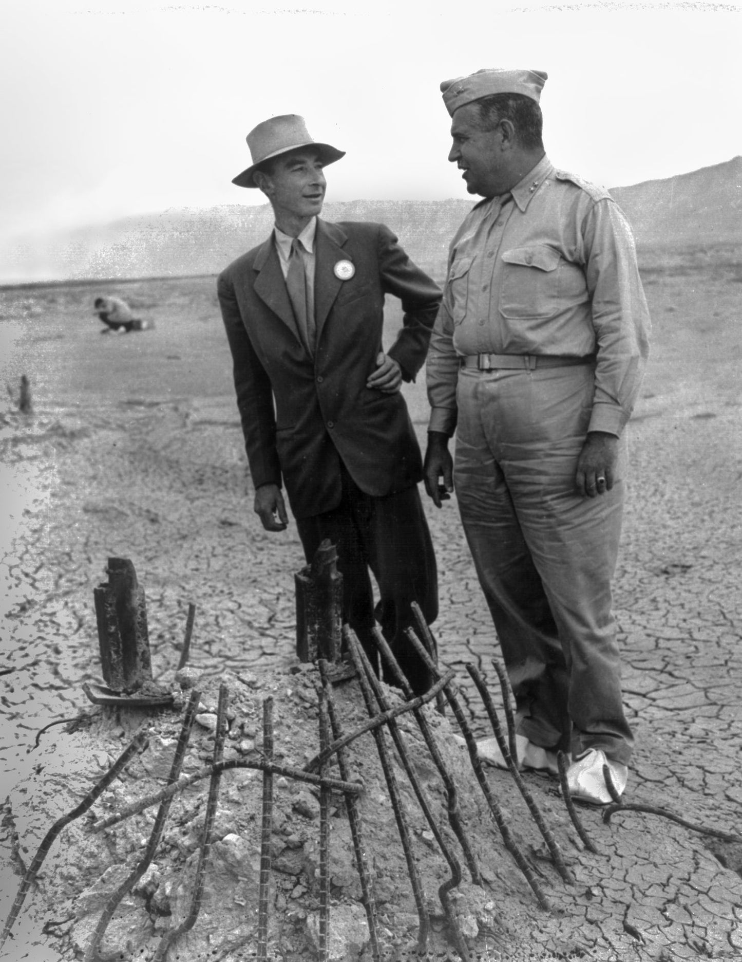 Oppenheimer & Groves Trinity Test Glossy Poster Picture Photo Print Banner  Booma Prints