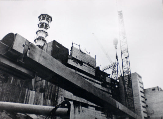 Chernobyl Sarcophagus Construction Poster Picture Photo Print Banner  Booma Prints