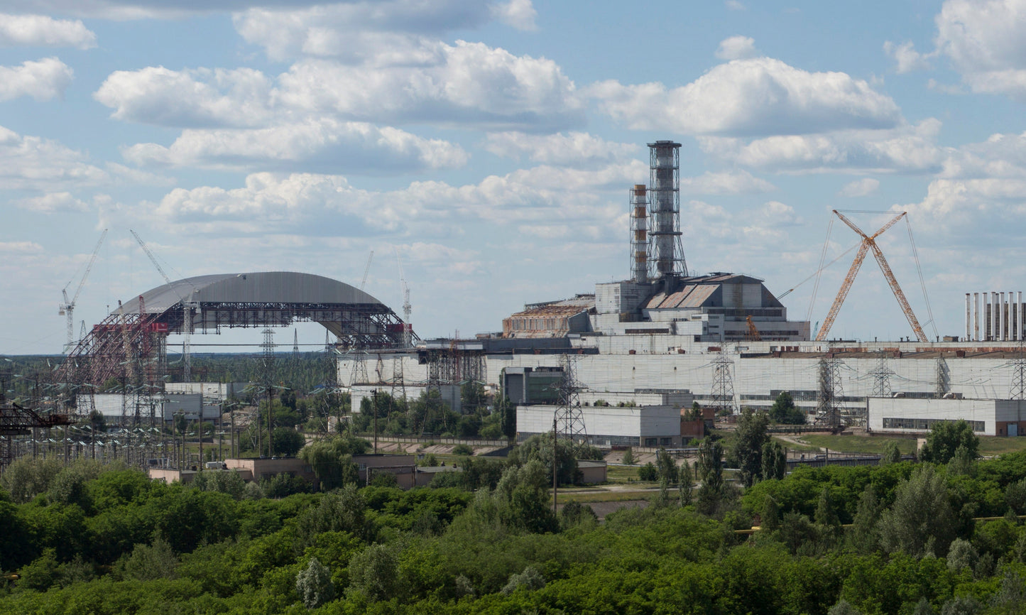 Chernobyl Safe Confinement Construction Poster Picture Photo Print Banner  Booma Prints