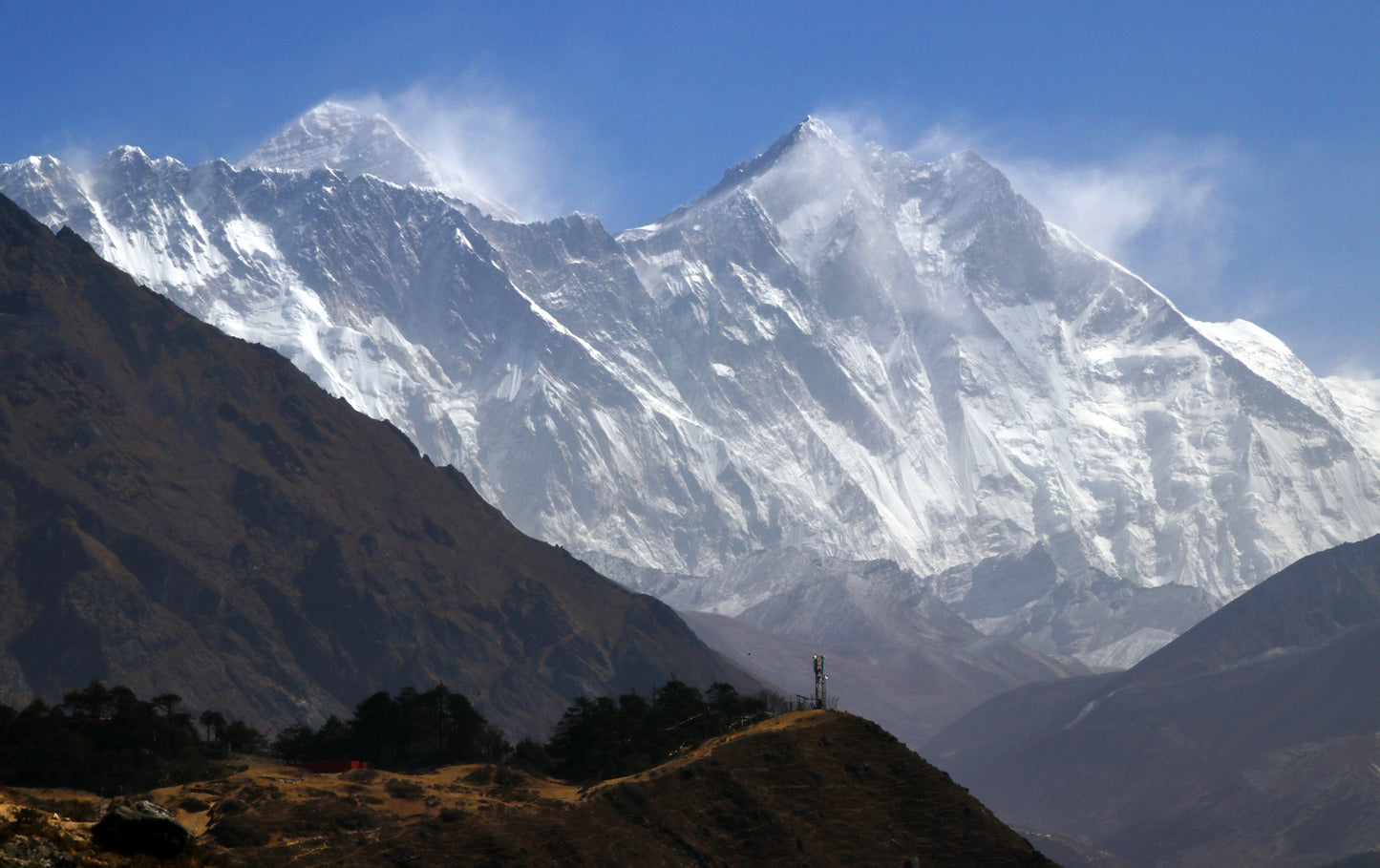 Mount Everest Nepal Mt Everest Glossy Poster Picture Photo Print Banner  Booma Prints
