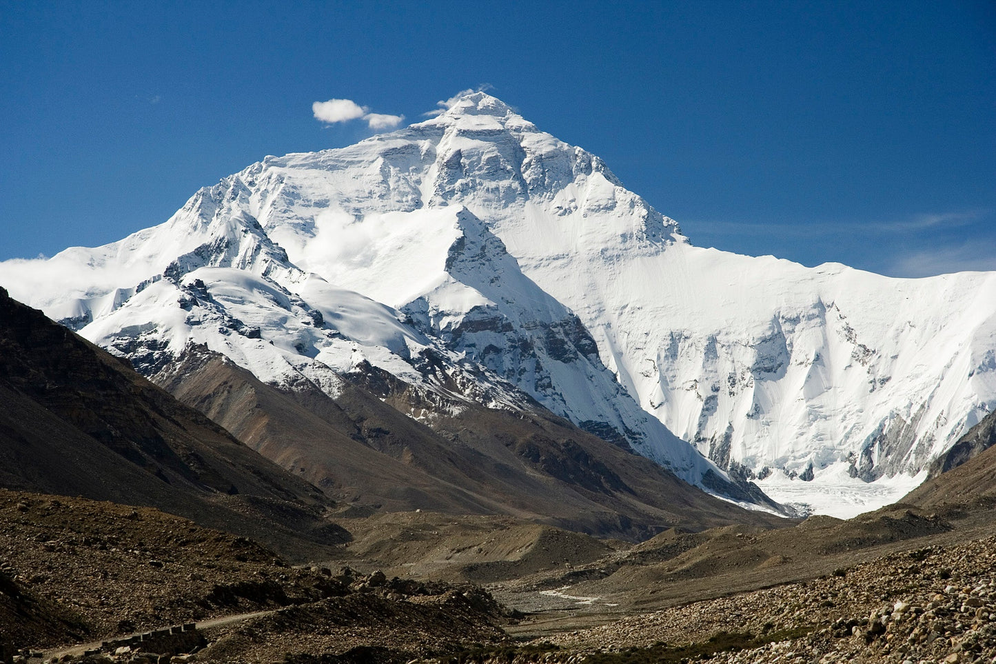Mount Everest North Face Toward Base Poster Picture Photo Print Banner  Booma Prints