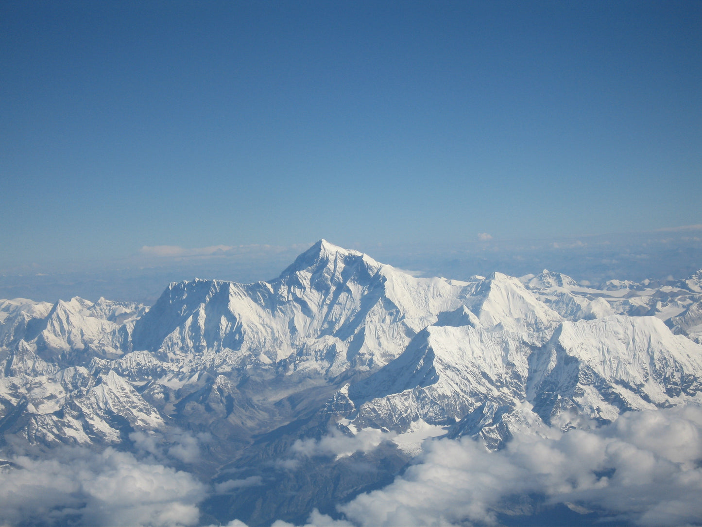 Mount Everest From Drukair Glossy Poster Picture Photo Print Banner  Booma Prints