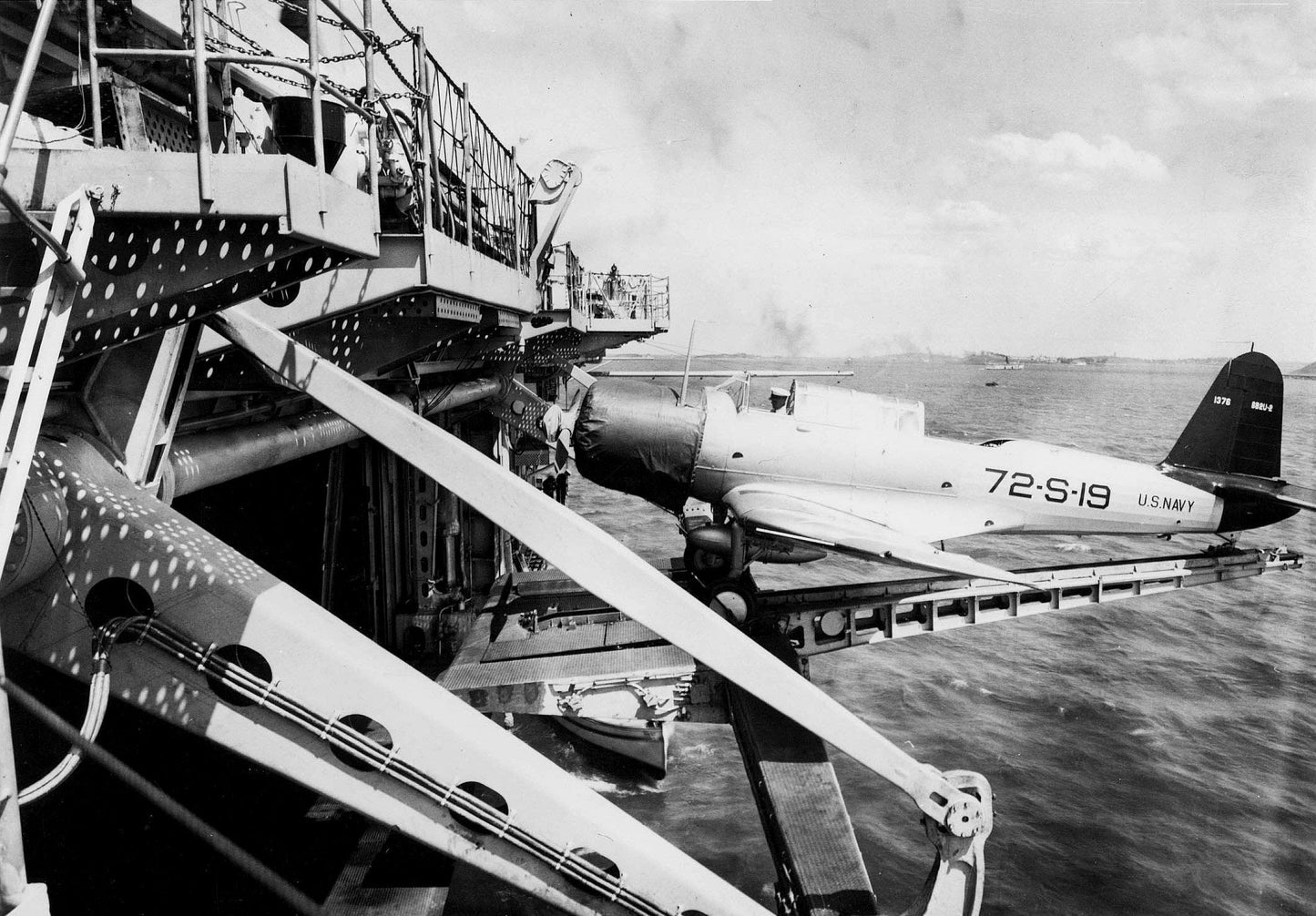 Uss Wasp Cv-7 Deck Edge Glossy Poster Picture Photo Print Banner  Booma Prints