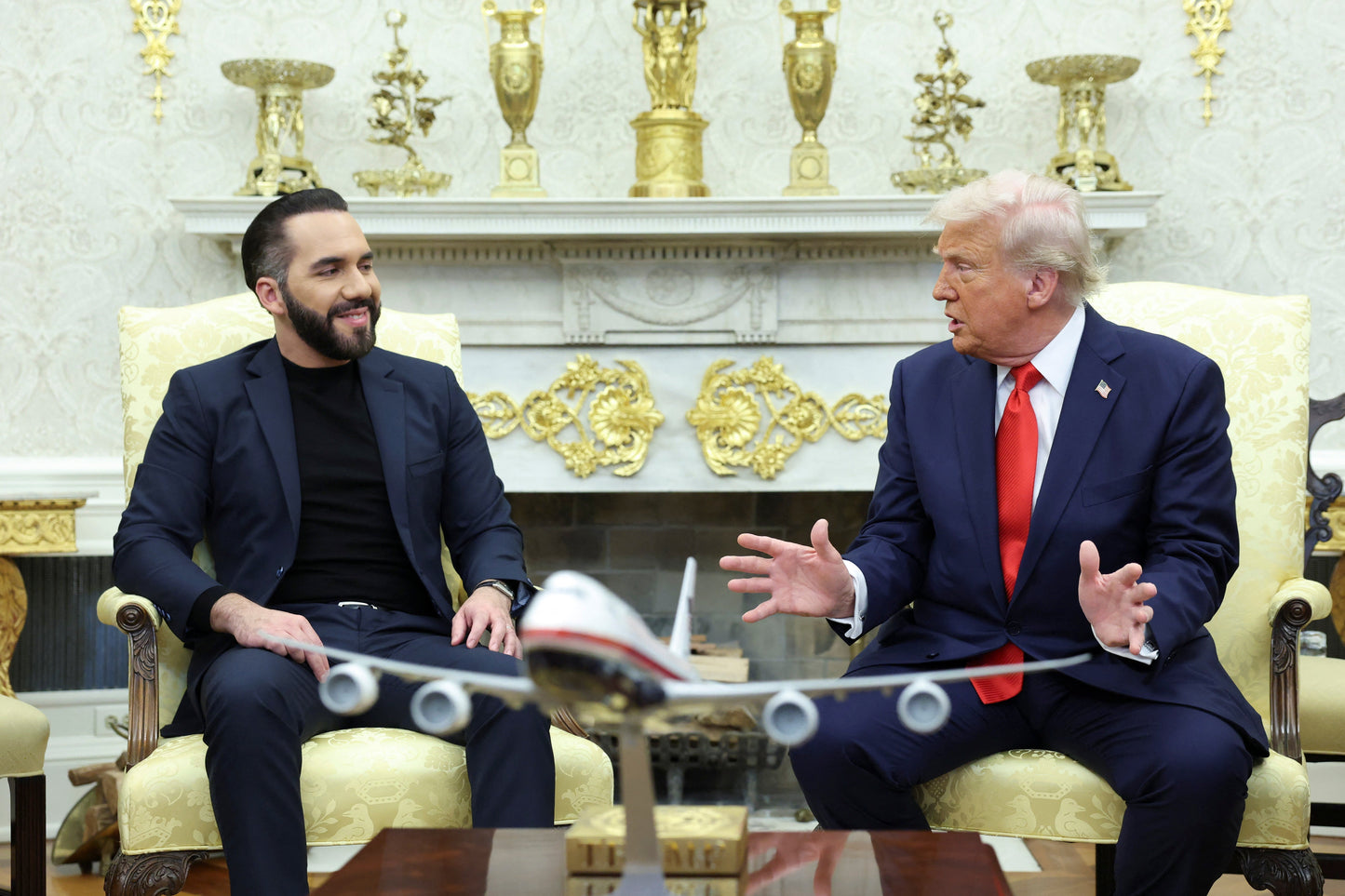 Nayib Bukele Donald Trump White House Poster Picture Photo Print Banner  Booma Prints