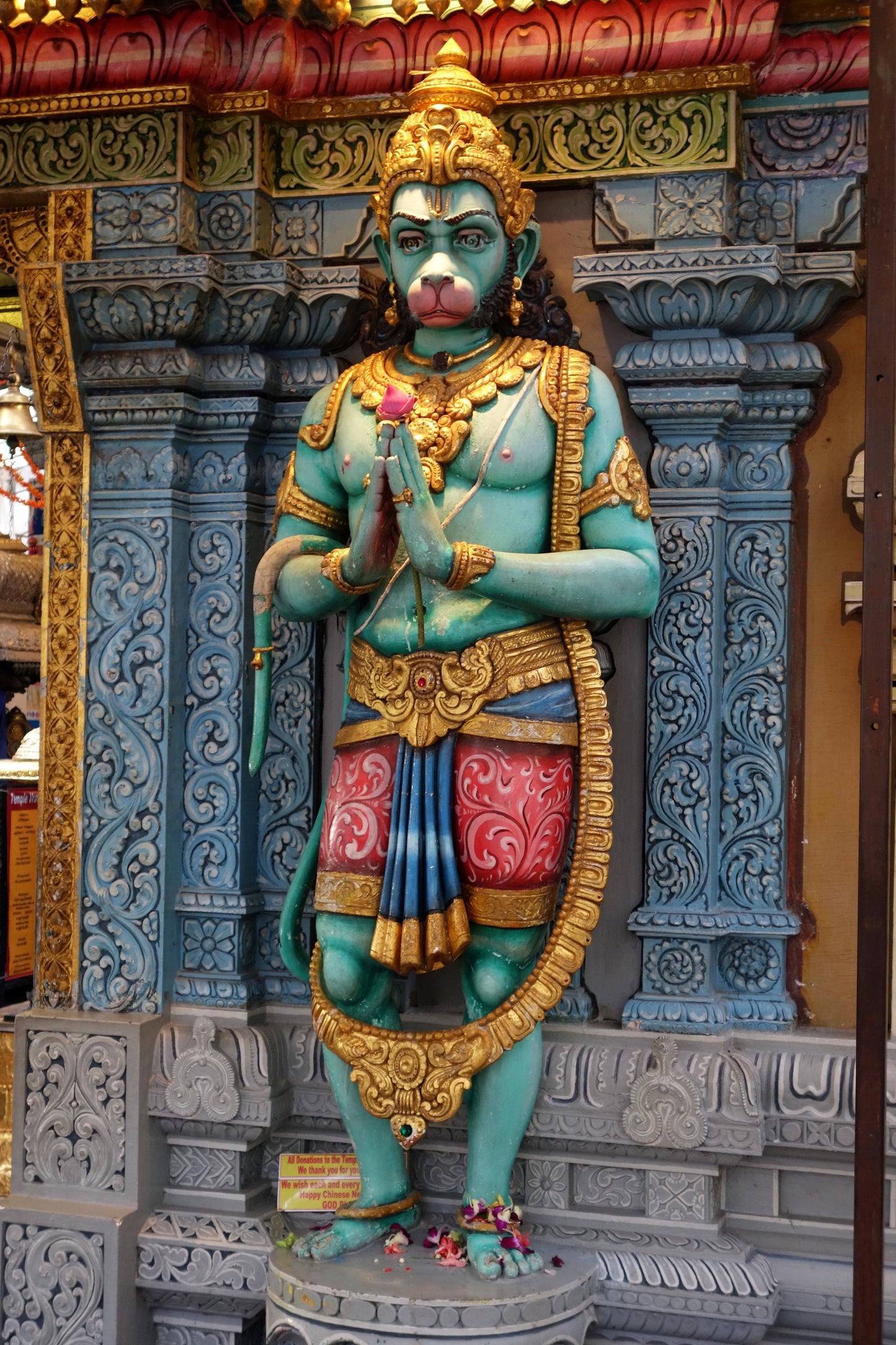 Hindu God Hanuman Glossy Poster Picture Photo Print Banner  Booma Prints