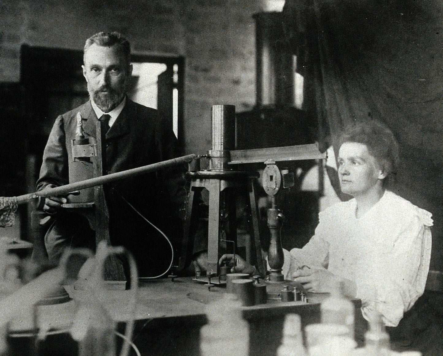 Pierre And Marie Curie Glossy Poster Picture Photo Print Banner  Booma Prints
