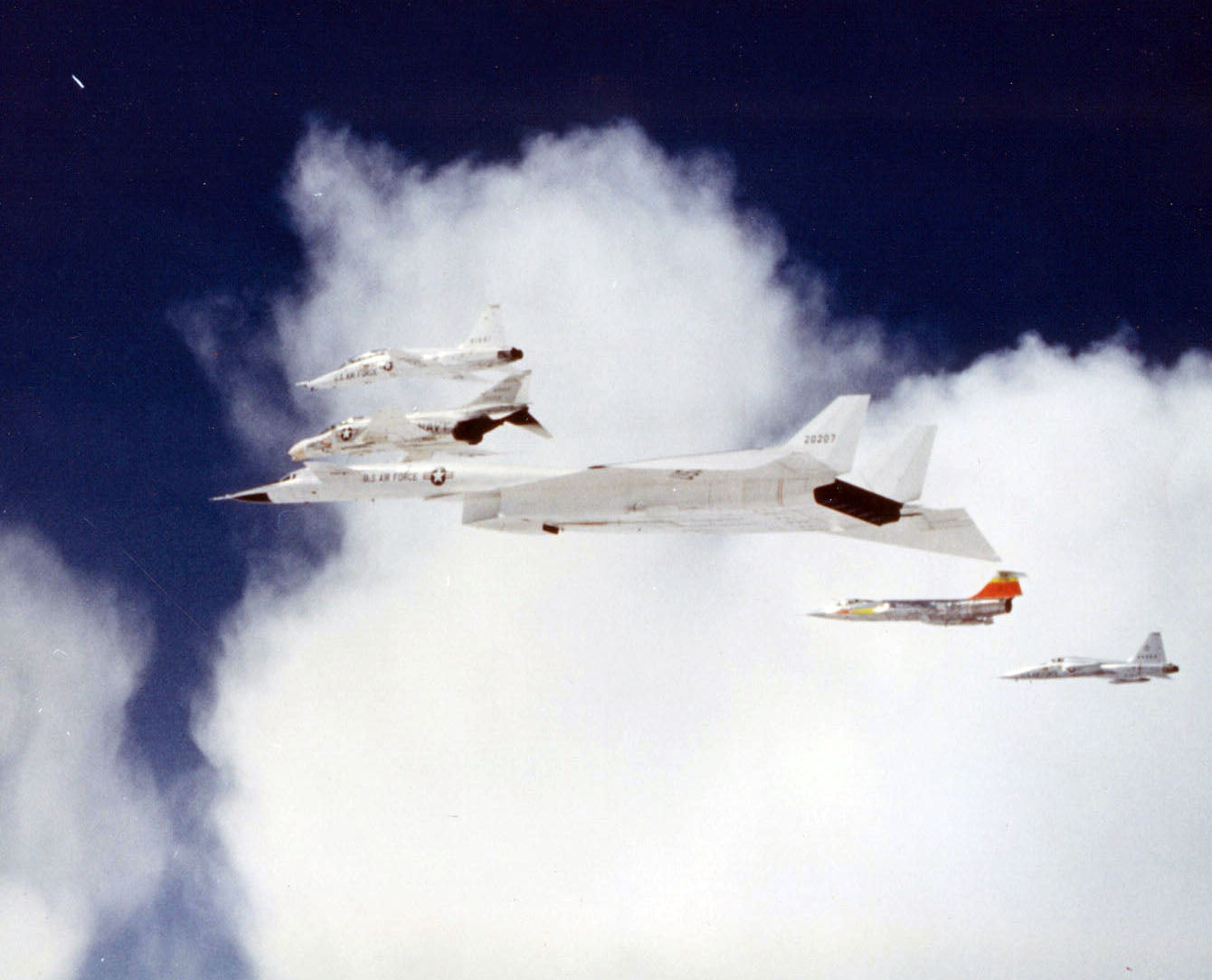 North American Xb-70 Valkyrie Formation Poster Picture Photo Print Banner  Booma Prints