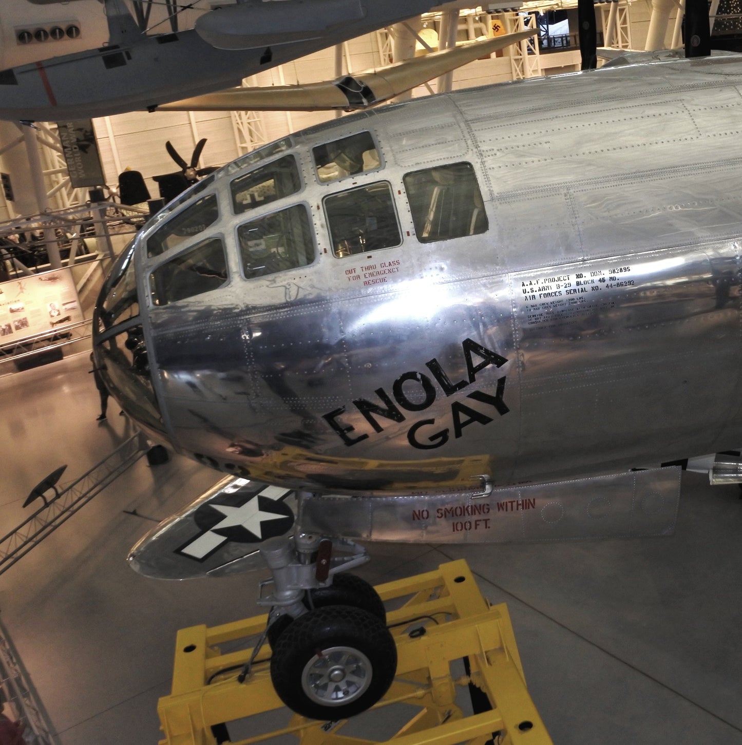 Enola Gay Nose Museum Glossy Poster Picture Photo Print Banner  Booma Prints