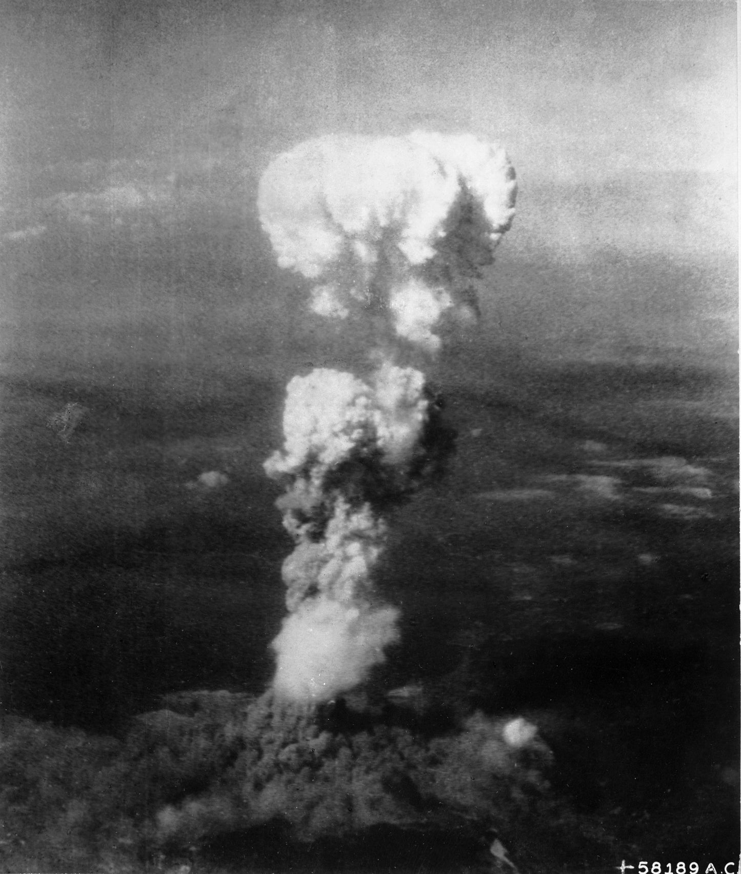 Atomic Cloud Over Hiroshima Ww2 Glossy Poster Picture Photo Print Banner  Booma Prints