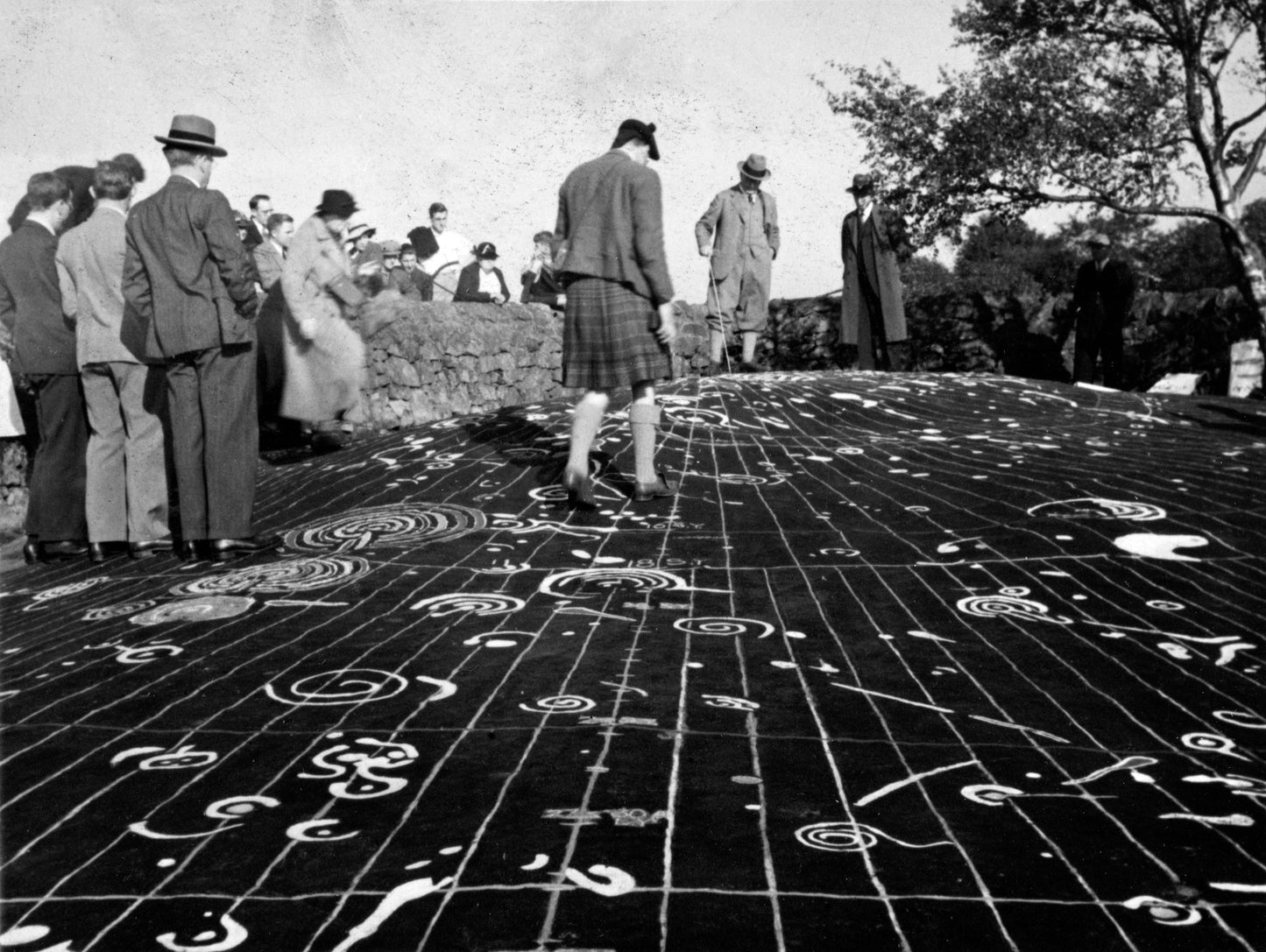 Cochno Stone Scotlan Glossy Poster Picture Photo Print Banner  Booma Prints