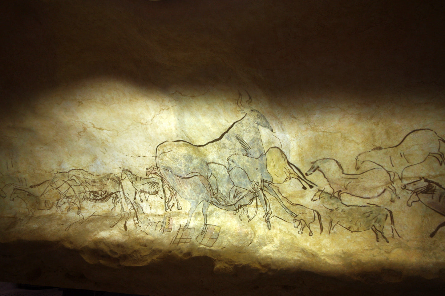 Lascaux Cave Animal Drawings Glossy Poster Picture Photo Print Banner  Booma Prints