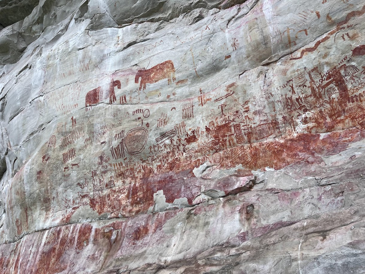 Serrania De La Lindosa Rock Paintings Poster Picture Photo Print Banner  Booma Prints