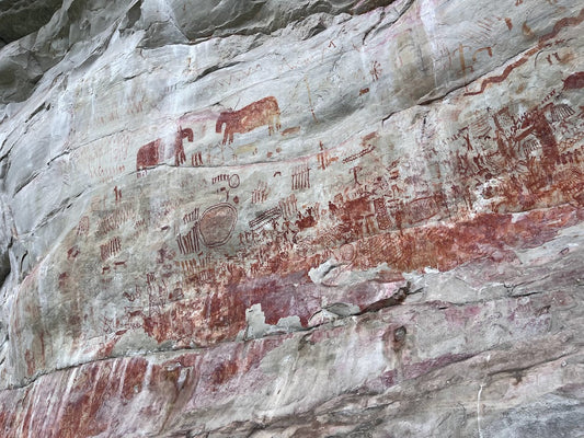 Serrania De La Lindosa Rock Paintings Poster Picture Photo Print Banner  Booma Prints