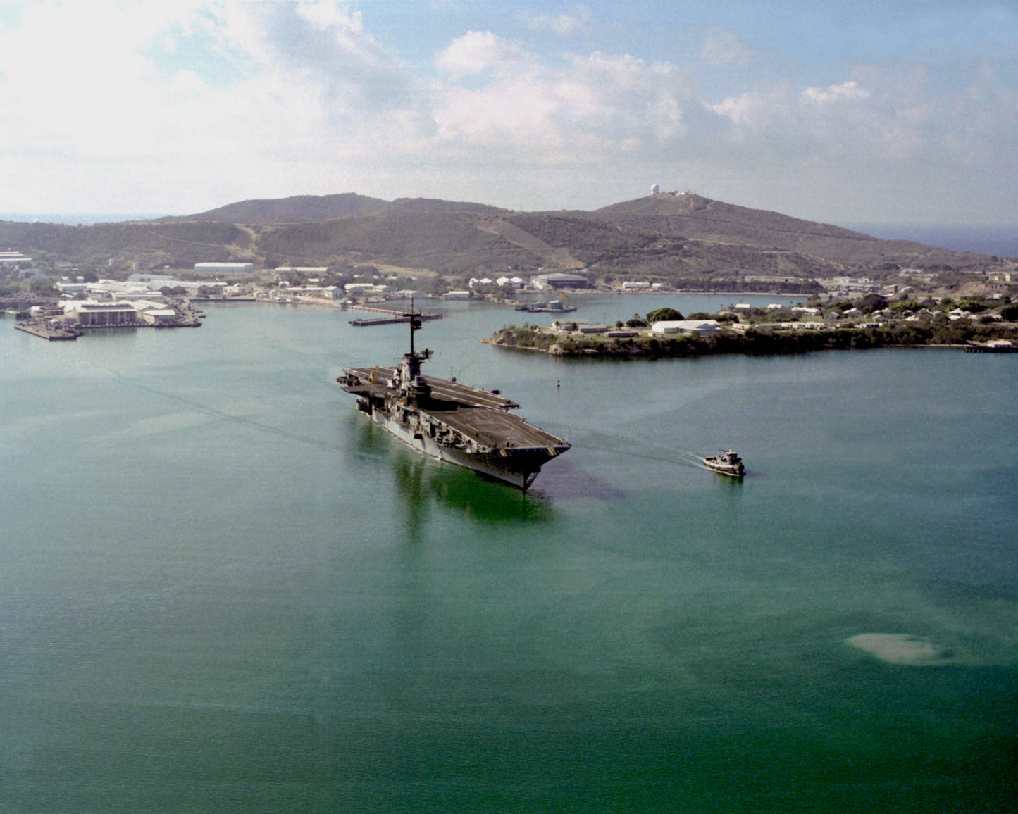 Uss Lexington Guantanamo Bay 1989 Glossy Poster Picture Photo Print Banner  Booma Prints