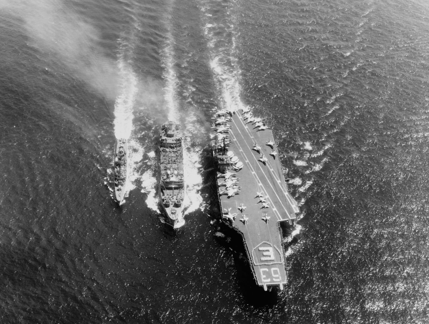 Uss Kitty Hawk & Turner Joy 1961 Glossy Poster Picture Photo Print Banner Booma Prints