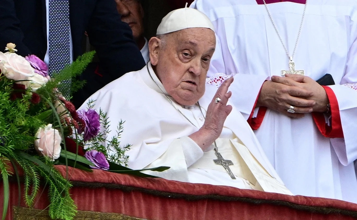 Pope Francis Easter Sunday Wave 2025 Poster Picture Photo Print Banner  Booma Prints