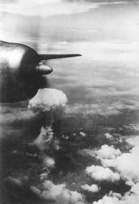 Atomic Cloud Over Nagasaki B-29 Glossy Poster Picture Photo Print Banner  Booma Prints
