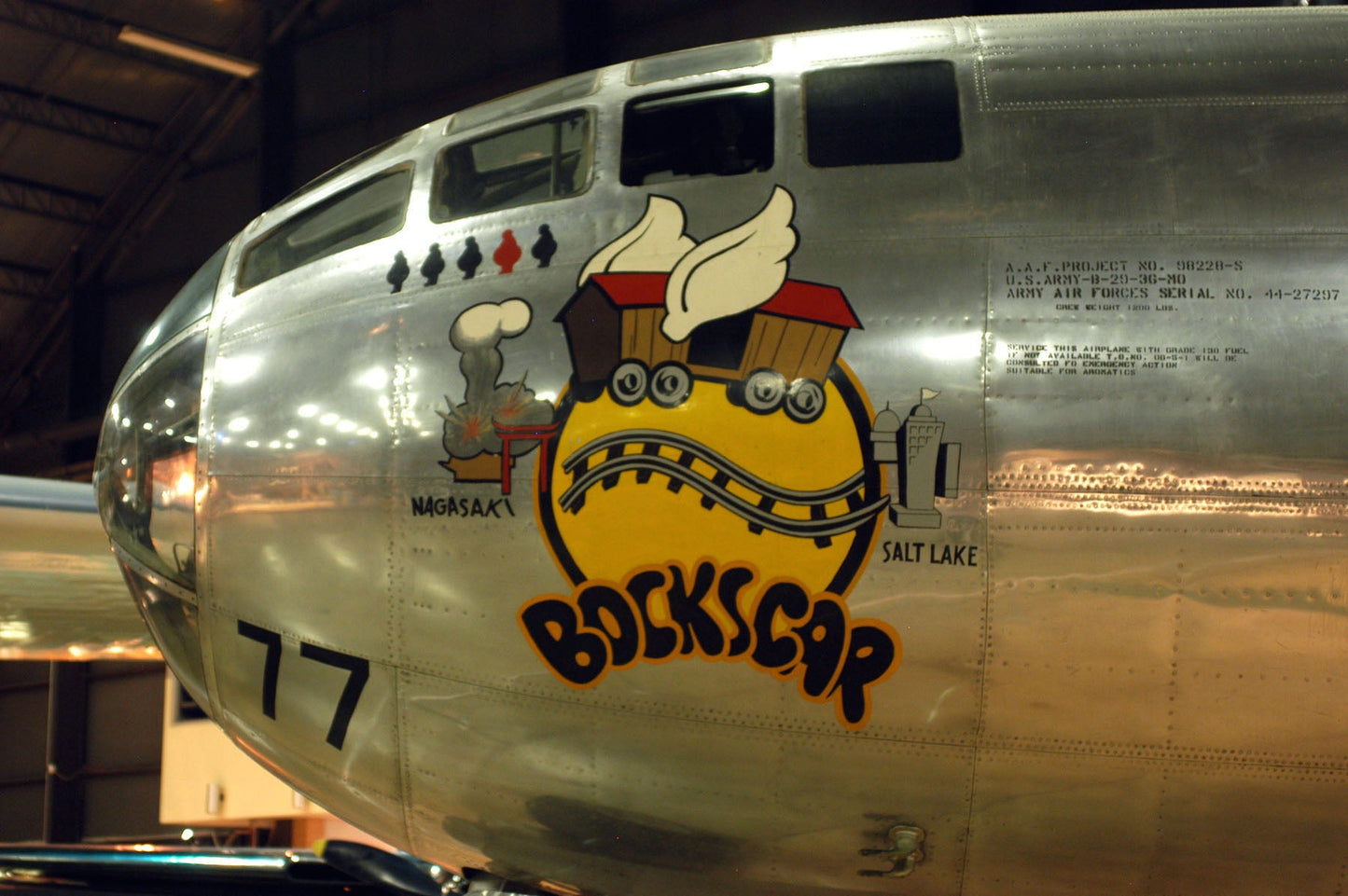 Bockscar B52 Nagasaki Bomber Glossy Poster Picture Photo Print Banner  Booma Prints