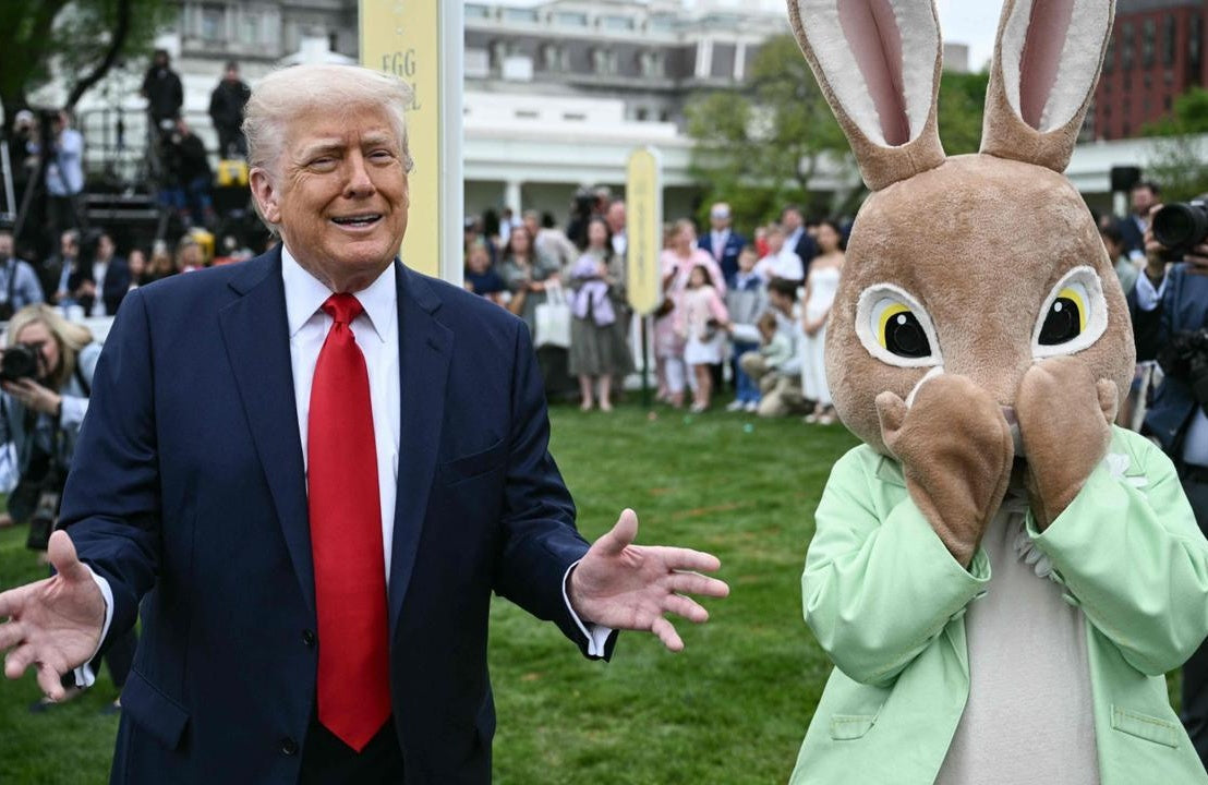 Donald Trump Easter 2025 Glossy Poster Picture Photo Print Banner  Booma Prints