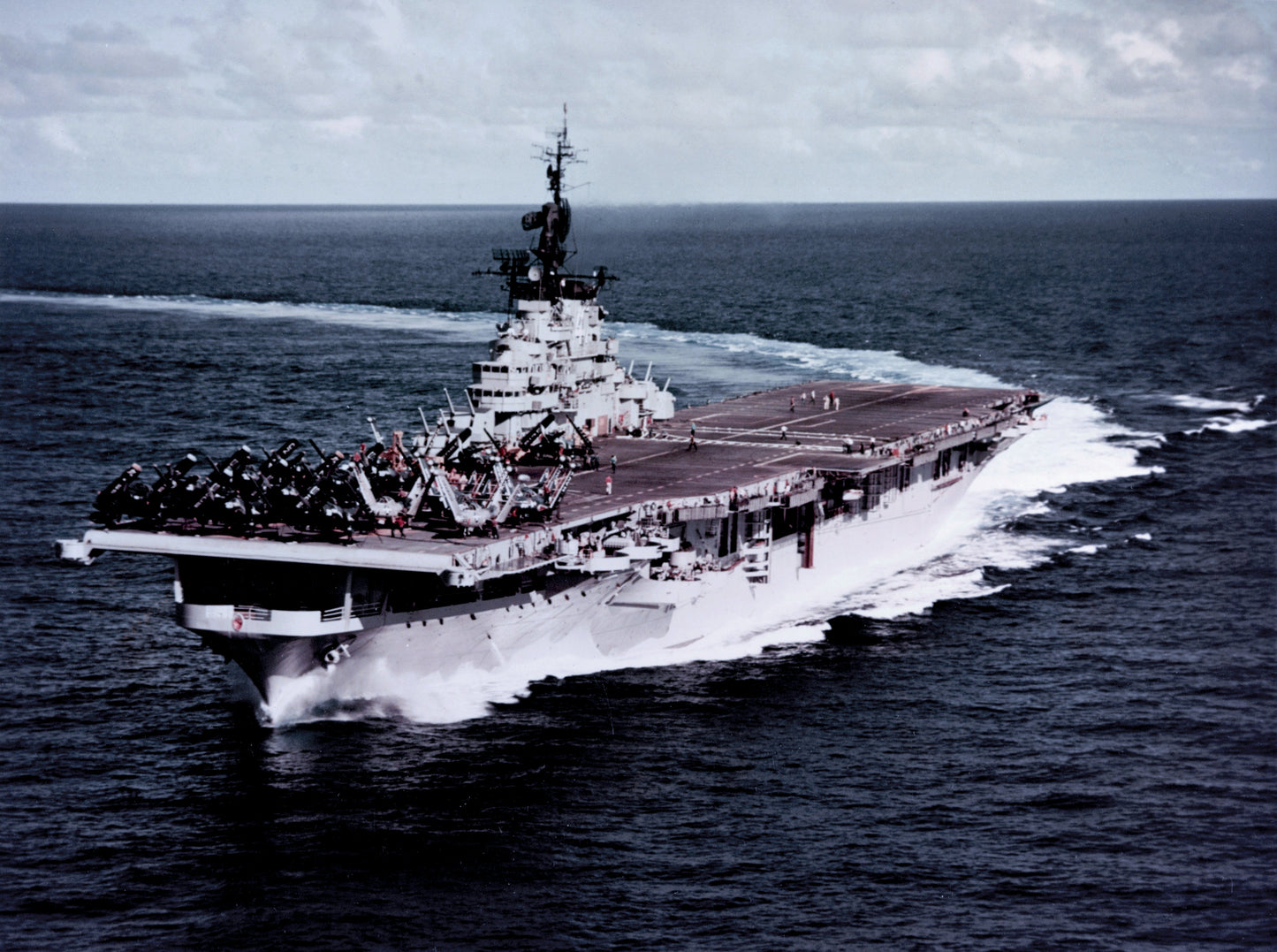 Uss Philippine Sea Cva-47 1955 Glossy Poster Picture Photo Print Banner  Booma Prints