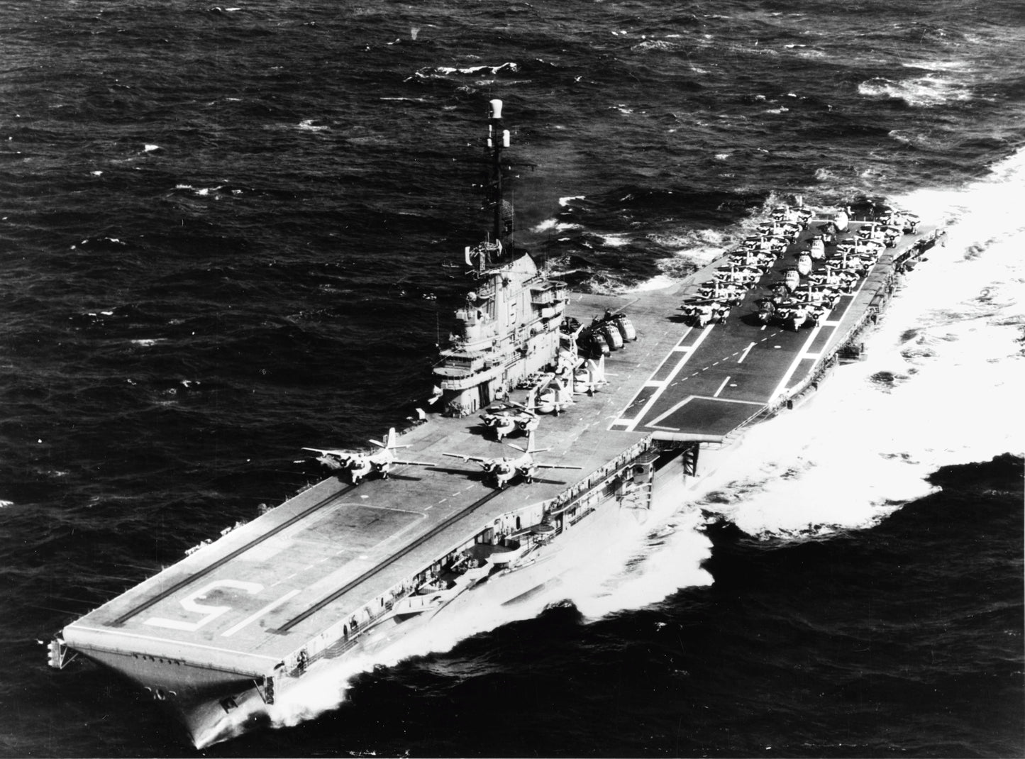 Uss Randolph Cvs-15 Carrier 1959 Glossy Poster Picture Photo Print Banner  Booma Prints