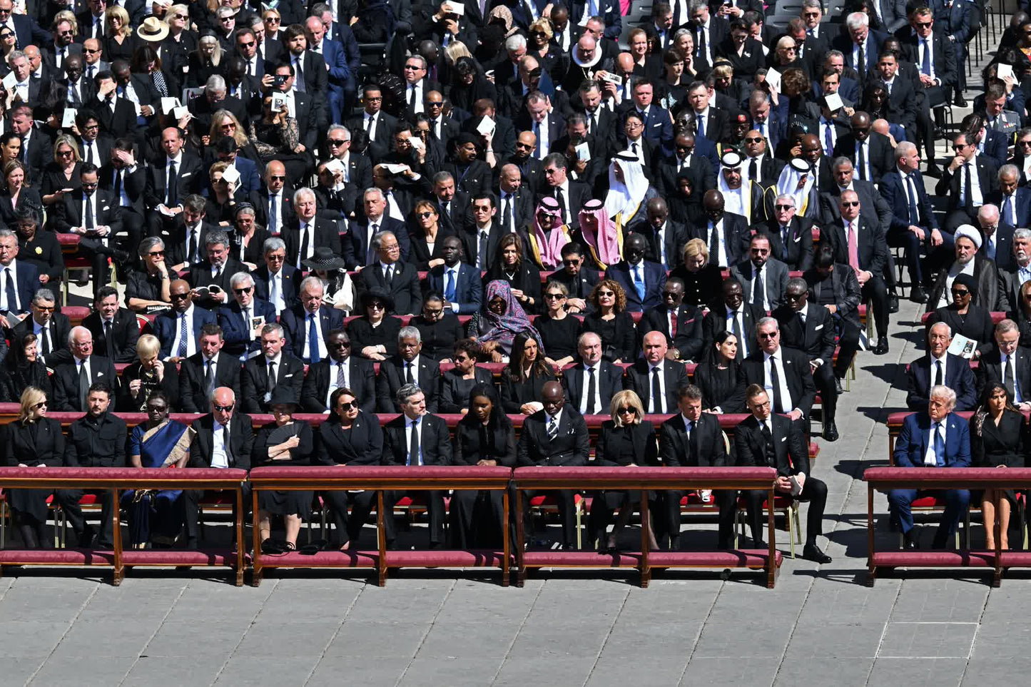 Pope Francis Funeral World Leaders Poster Picture Photo Print Banner  Booma Prints