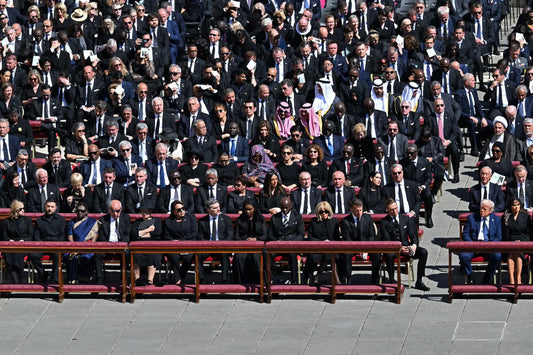 Pope Francis Funeral World Leaders Poster Picture Photo Print Banner  Booma Prints