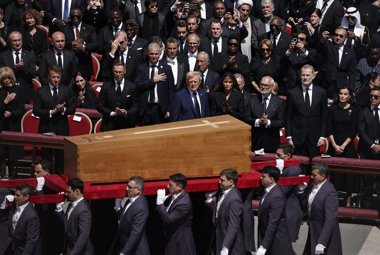 Pope Francis Funeral Casket Glossy Poster Picture Photo Print Banner  Booma Prints