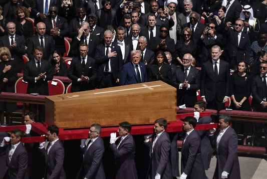 Pope Francis Funeral Casket Glossy Poster Picture Photo Print Banner  Booma Prints