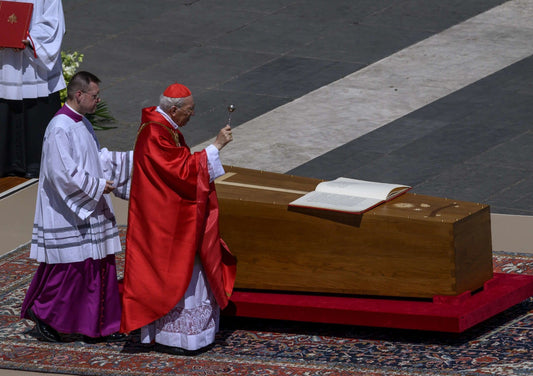 Pope Francis Blessed Casket Glossy Poster Picture Photo Print Banner  Booma Prints