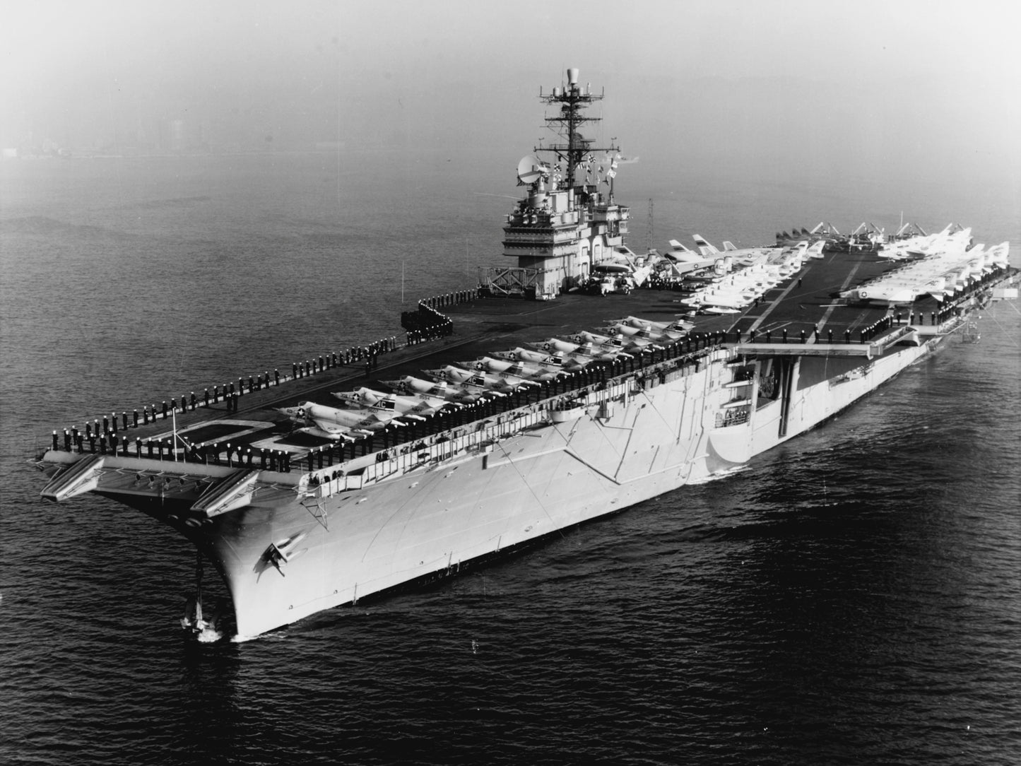 Uss Saratoga Cva-60 Barcelona 1965 Ship Poster Picture Photo Print Banner  Booma Prints