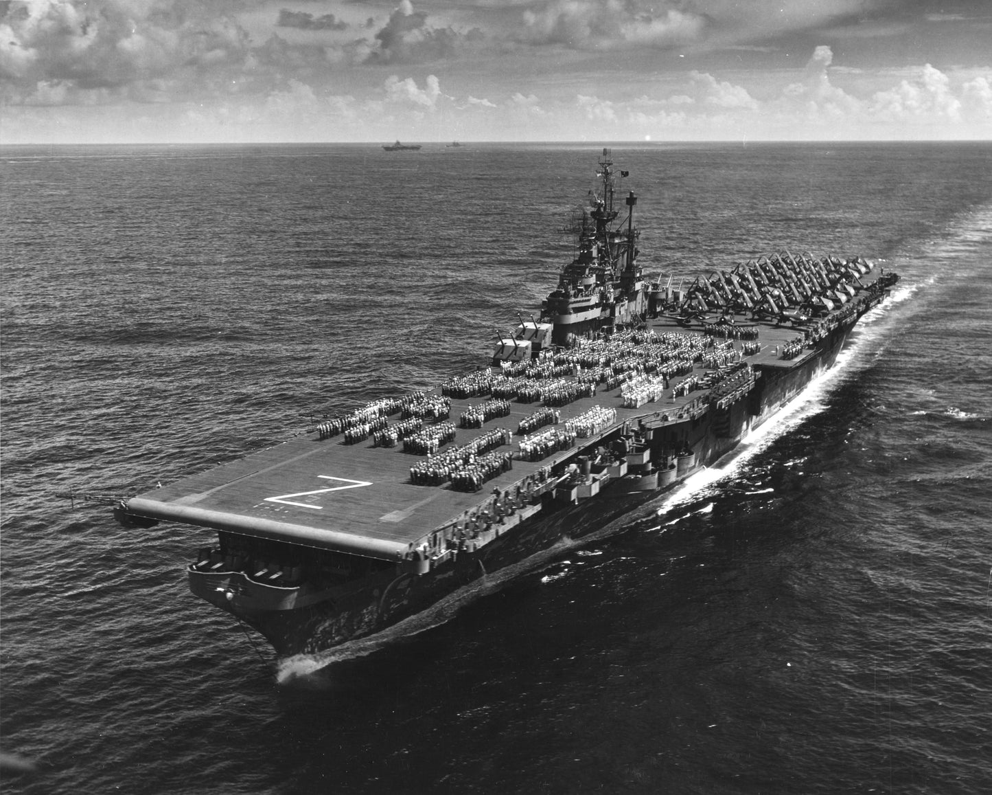 Uss Shangri-La Pacific Ww2 1946 Glossy Poster Picture Photo Print Banner  Booma Prints