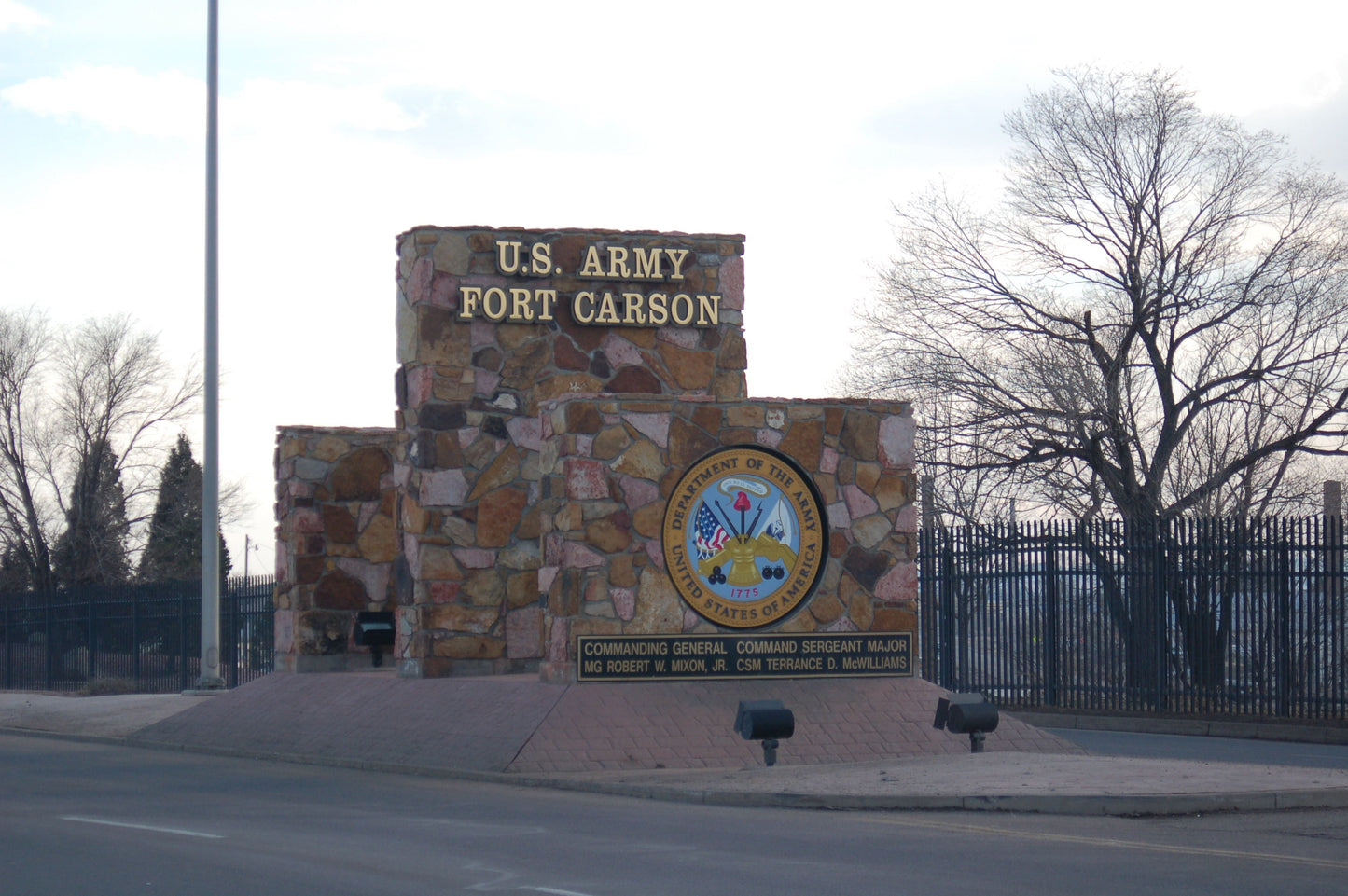 Fort Carson Gate Colorado Glossy Poster Picture Photo Print Banner  Booma Prints