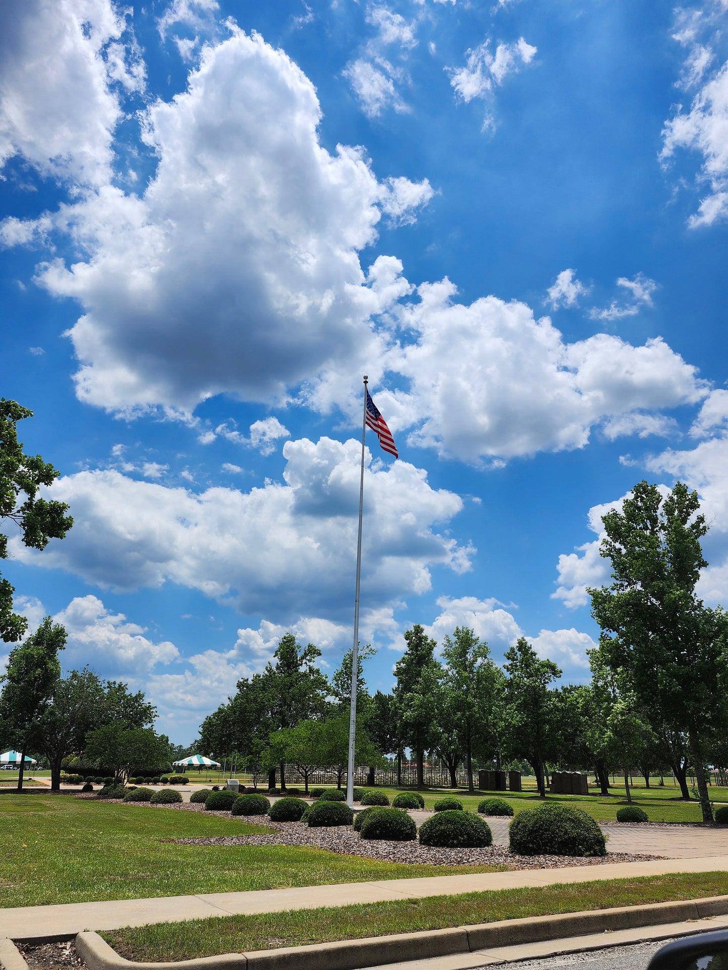 Fort Eisenhower Flag Post Georgia Glossy Poster Picture Photo Print Banner  Booma Prints