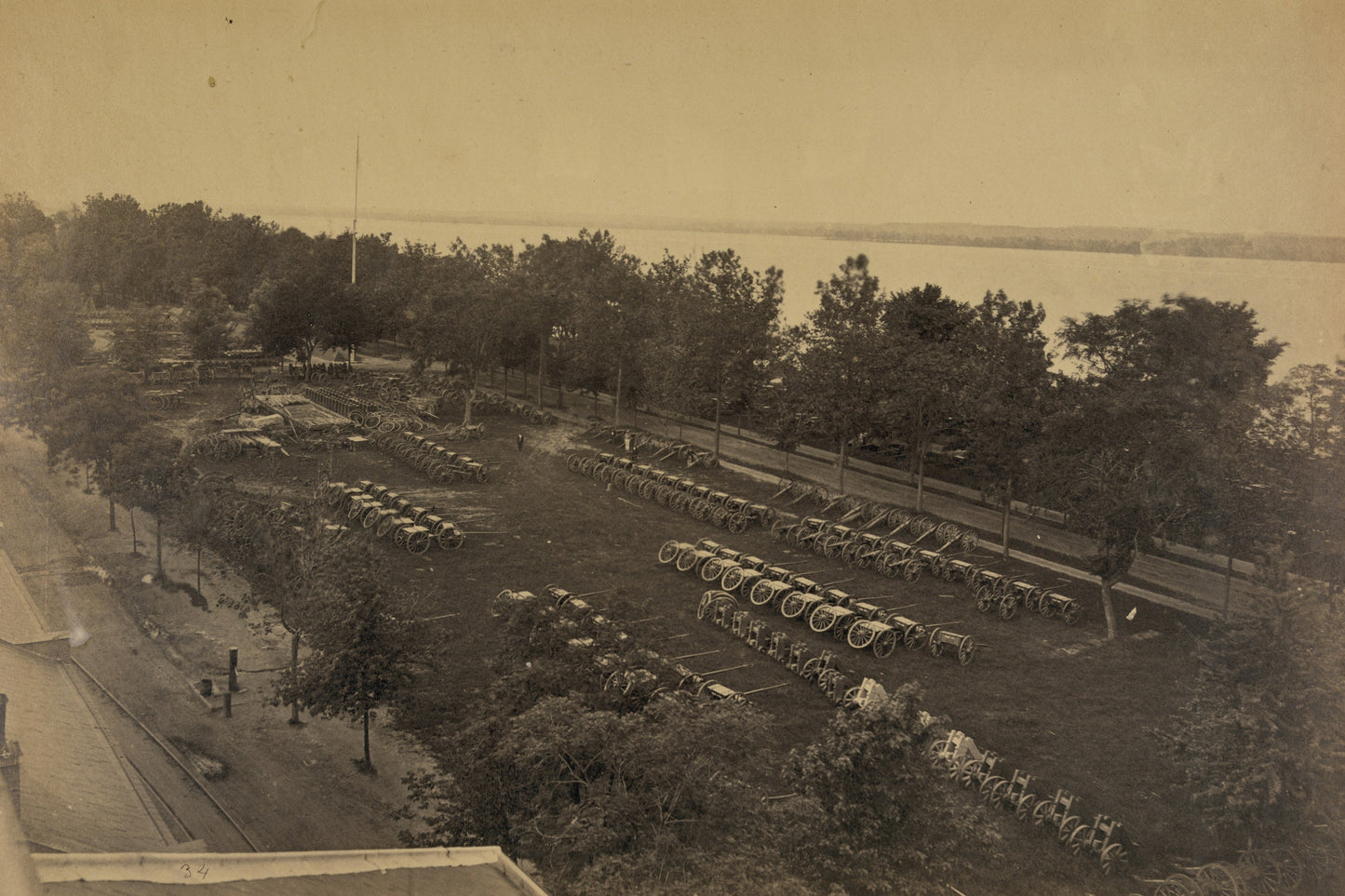 Fort Lesley J. Mcnair Aresenal Yard Poster Picture Photo Print Banner  Booma Prints