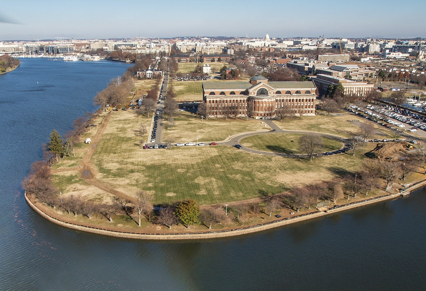 Fort Lesley J. Mcnair Dc Aerial View Poster Picture Photo Print Banner  Booma Prints