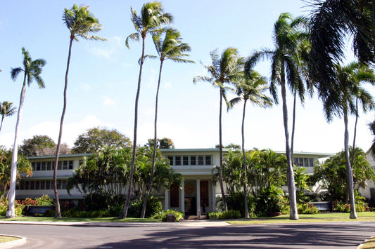 Fort Shafter Richardson Hall Glossy Poster Picture Photo Print Banner  Booma Prints