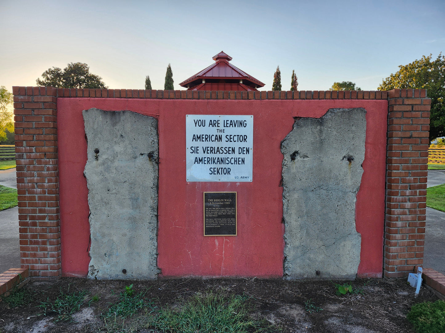 Fort Eisenhower Berlin Wall Display Poster Picture Photo Print Banner  Booma Prints