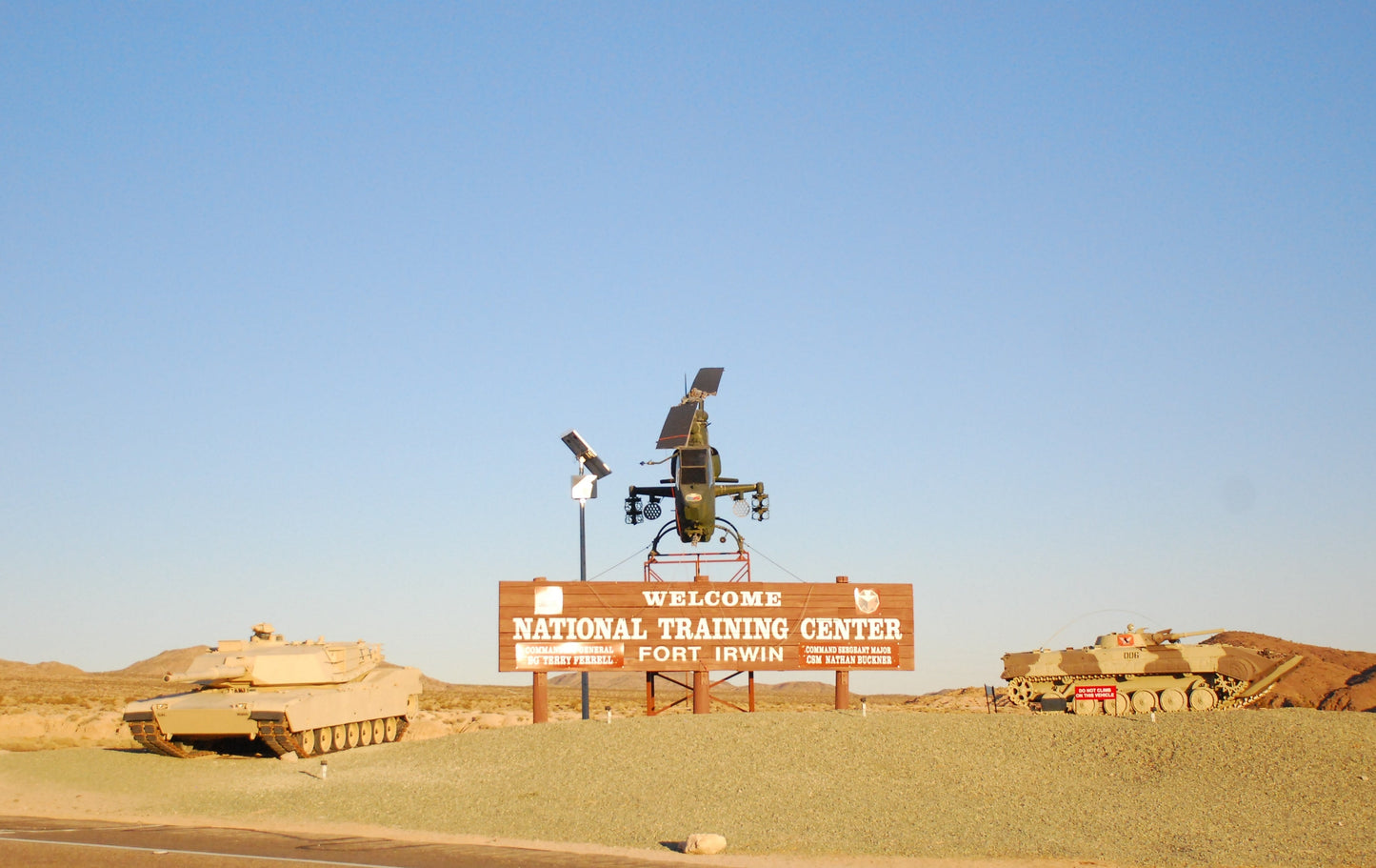 Fort Irwin National Training Center Sign Poster Picture Photo Print Banner  Booma Prints