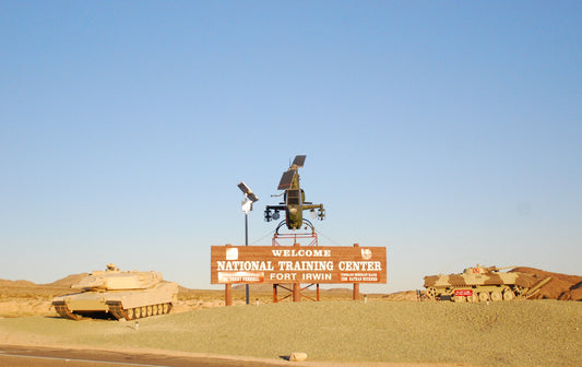 Fort Irwin National Training Center Sign Poster Picture Photo Print Banner  Booma Prints