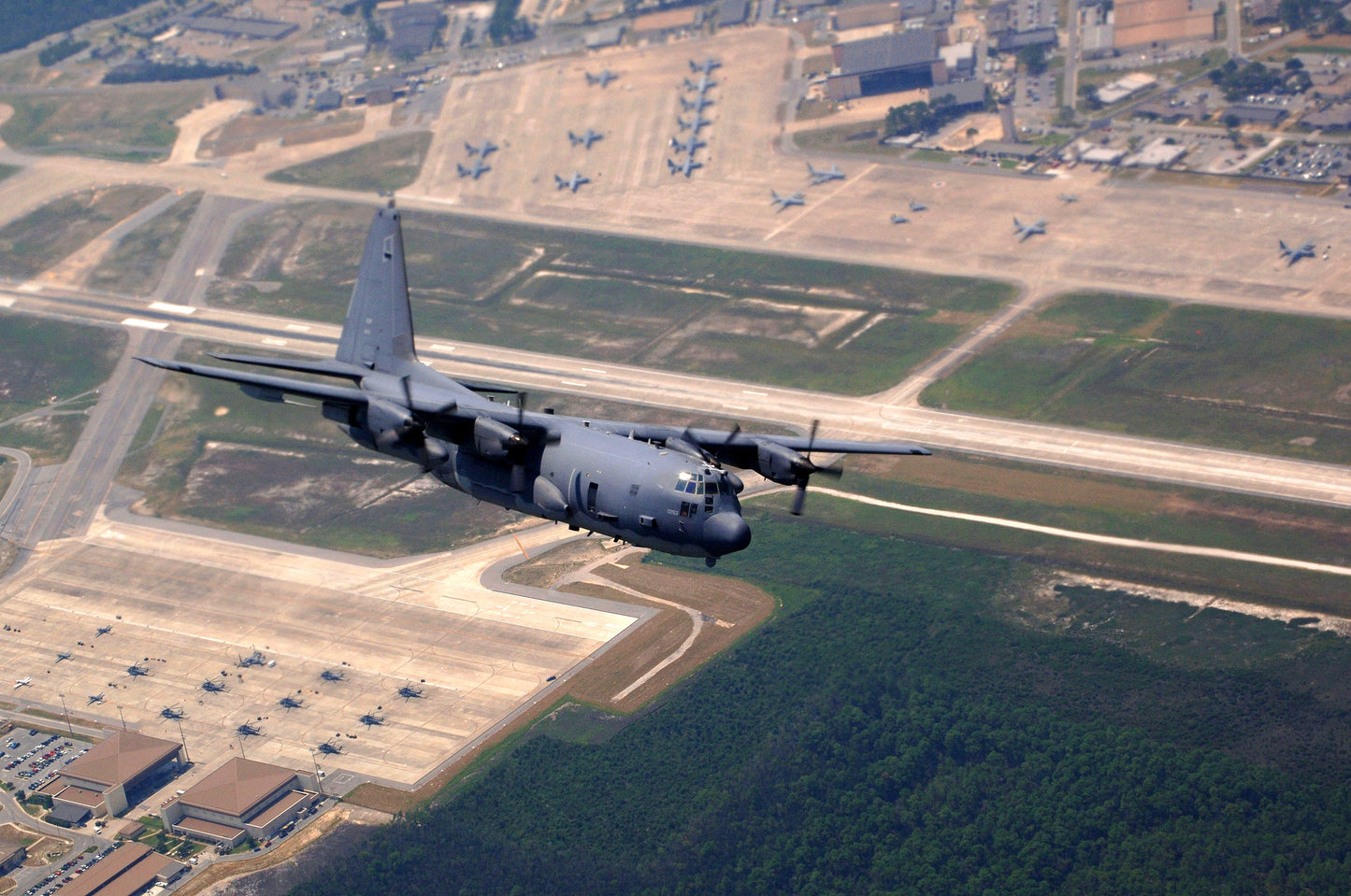 Ac-130U Over Hurlburt Field Glossy Poster Picture Photo Print Banner  Booma Prints