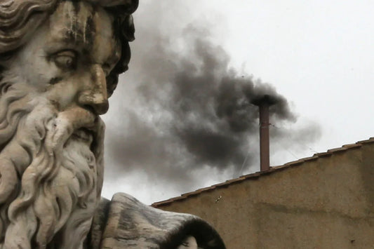 Papal Conclave Black Smoke Chimney Poster Picture Photo Print Banner  Booma Prints